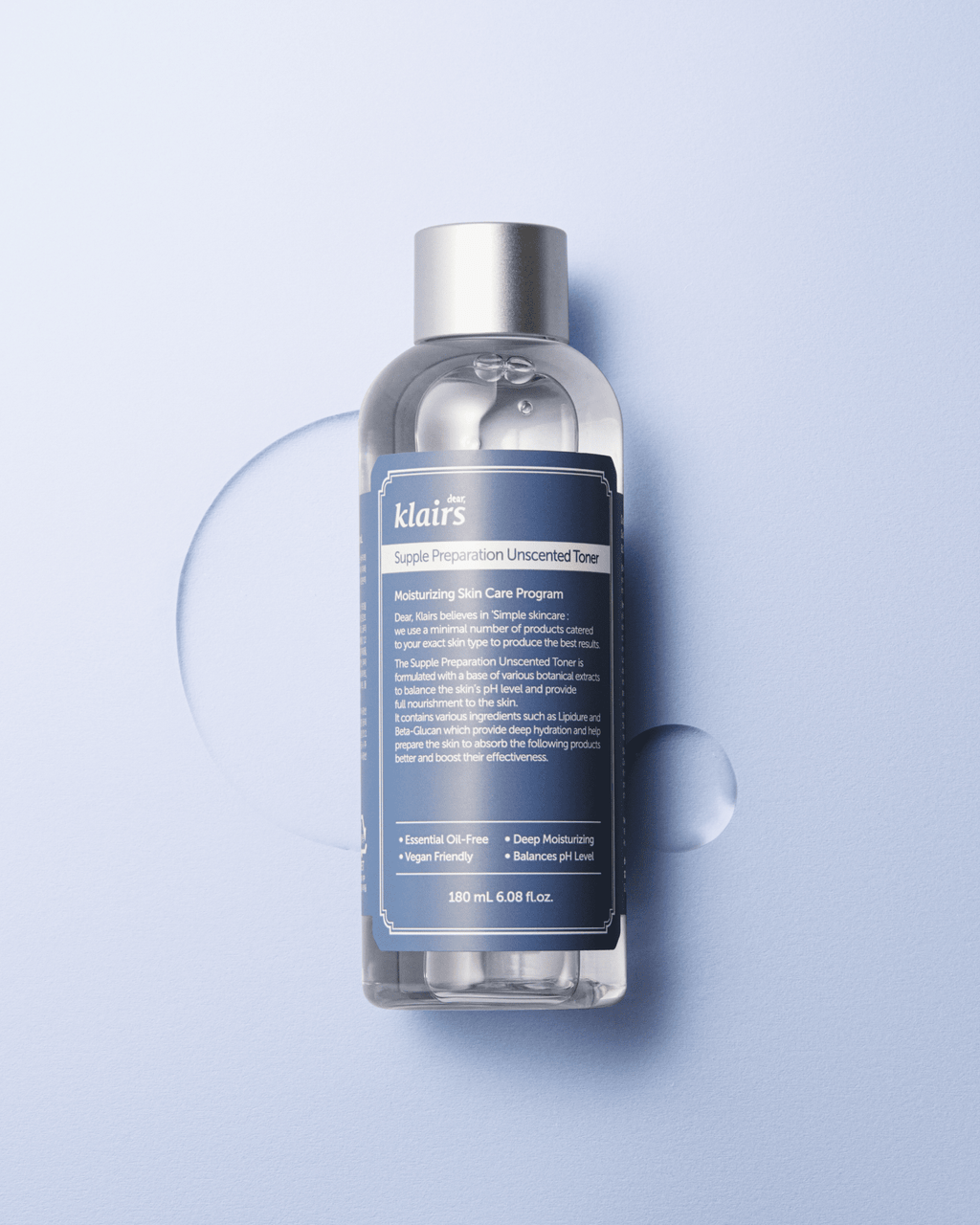 Dear Klairs Dear, Klairs Supple Preparation Unscented Toner 180ml — Wholesale