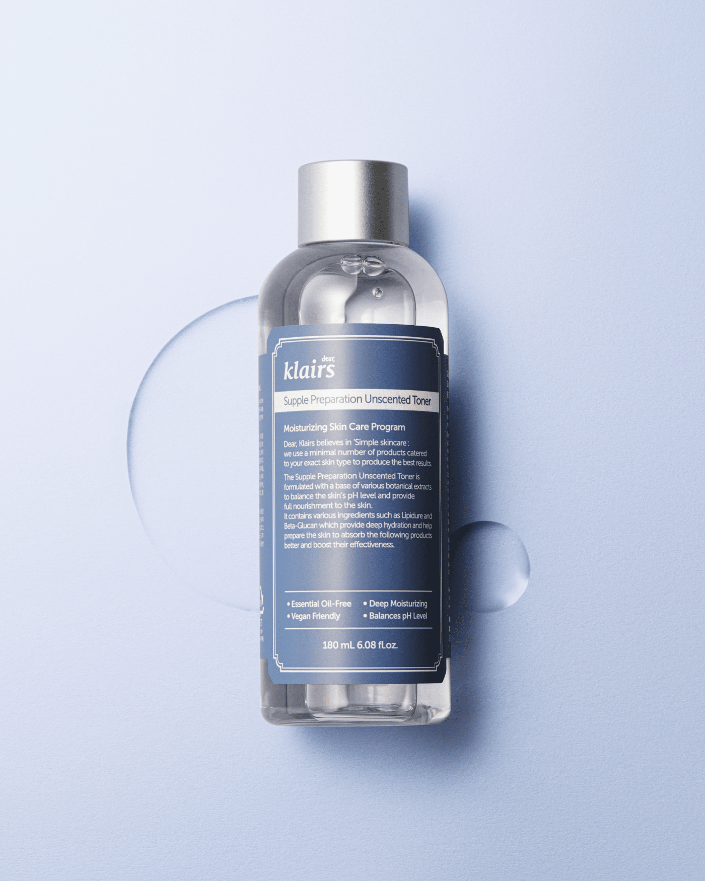 Dear Klairs Dear, Klairs Supple Preparation Unscented Toner 180ml — Wholesale