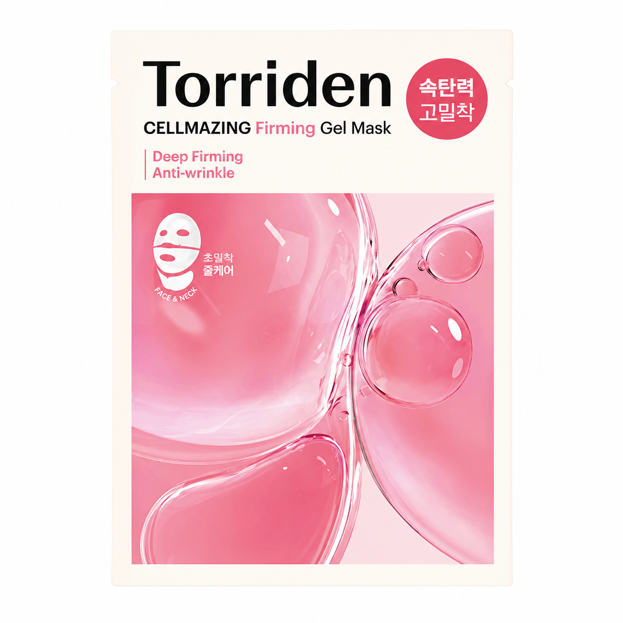 Torriden – Cellmazing Low Molecular Collagen Elasticity Gel Mask, 1 sheet