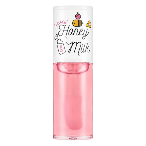 A’pieu – Honey & Milk Lip Oil, Peach, 5g