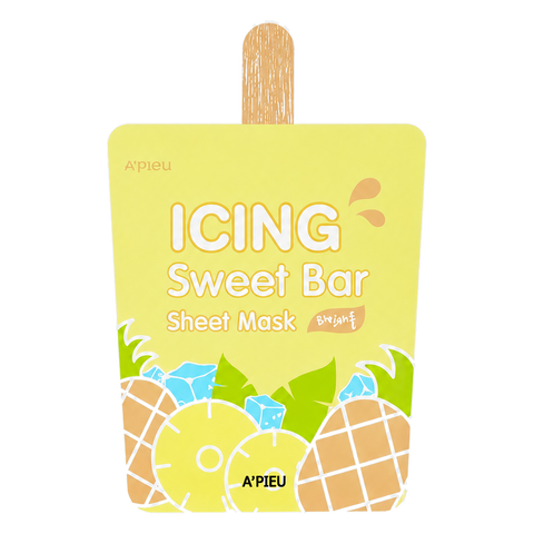 A’pieu – Icing Sweet Bar Sheet Mask Pineapple, 1 sheet