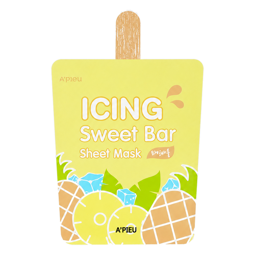 A’pieu – Icing Sweet Bar Sheet Mask Pineapple, 1 sheet