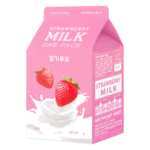 A’pieu – Strawberry Milk One-Pack Face Mask, 1sheet