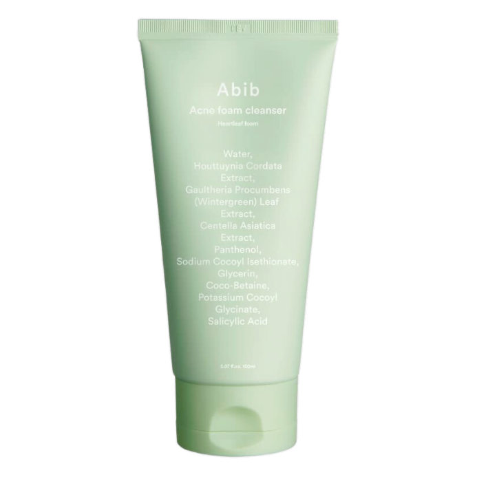 Abib – Acne Foam Cleanser Heartleaf Foam, 150ml
