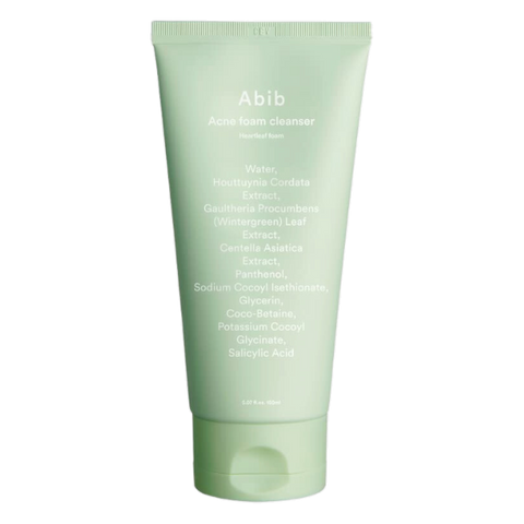 Abib – Acne Foam Cleanser Heartleaf Foam, 150ml