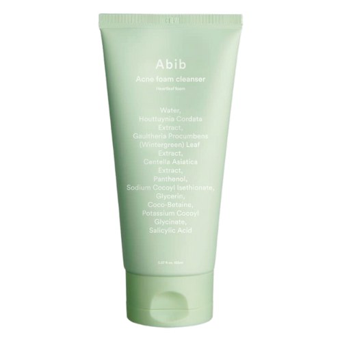 Abib – Acne Foam Cleanser Heartleaf Foam, 150ml