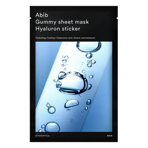 ABIB – Gummy Sheet Mask Hyaluron Sticker – 1ea