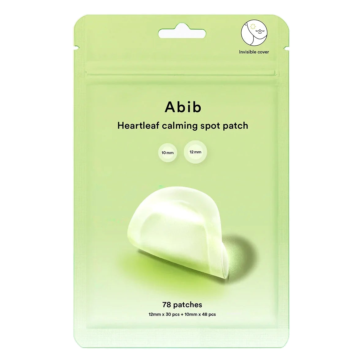 Abib – Heartleaf Calming Spot Patch, 78 Patches
