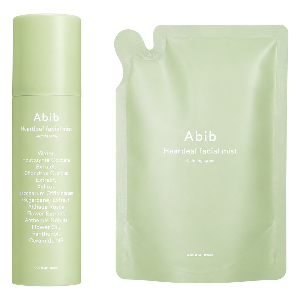 Abib – Heartleaf Facial Mist Calming Spray, 150ml + 150ml