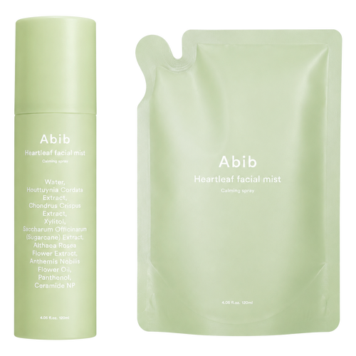 Abib – Heartleaf Facial Mist Calming Spray, 150ml + 150ml