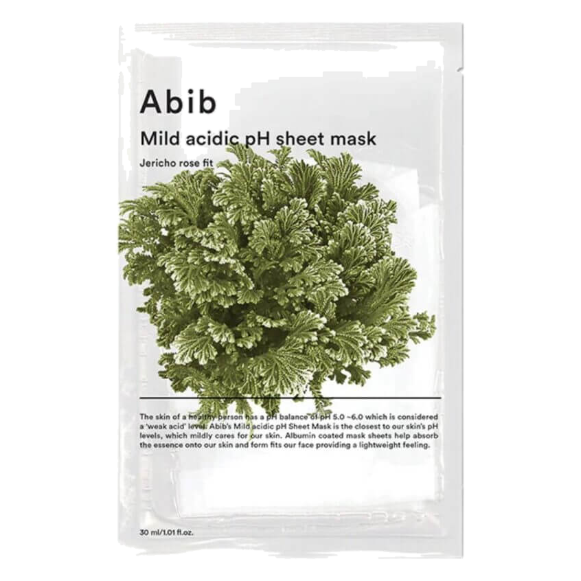 Abib – Mild Acidic pH Sheet Mask – Jericho Rose Fit, 30ml
