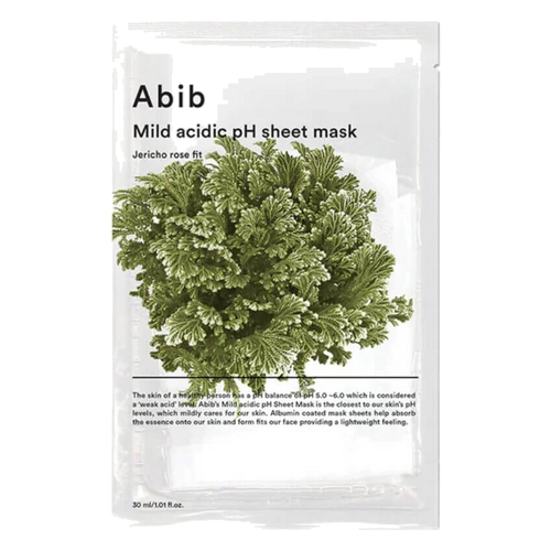 Abib – Mild Acidic pH Sheet Mask – Jericho Rose Fit, 30ml