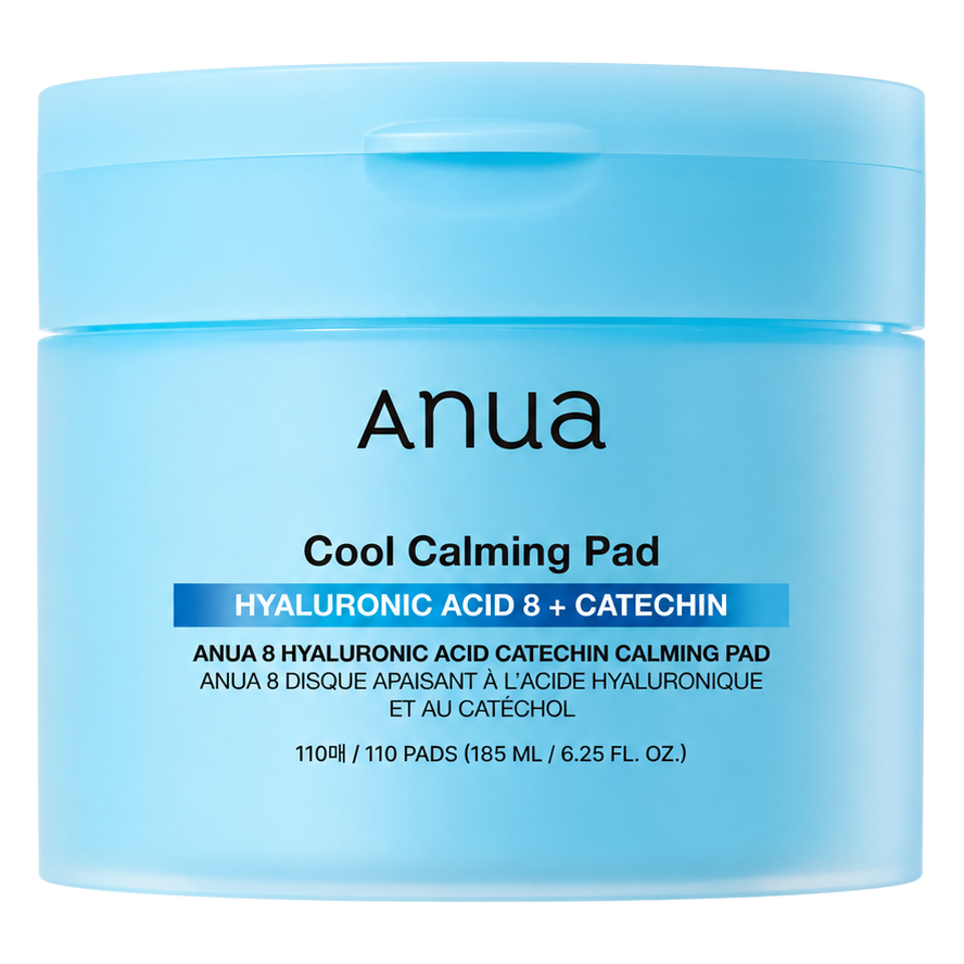Anua – 8 Hyaluronic Acid Catechin Calming Pad, 110 pads / 185ml