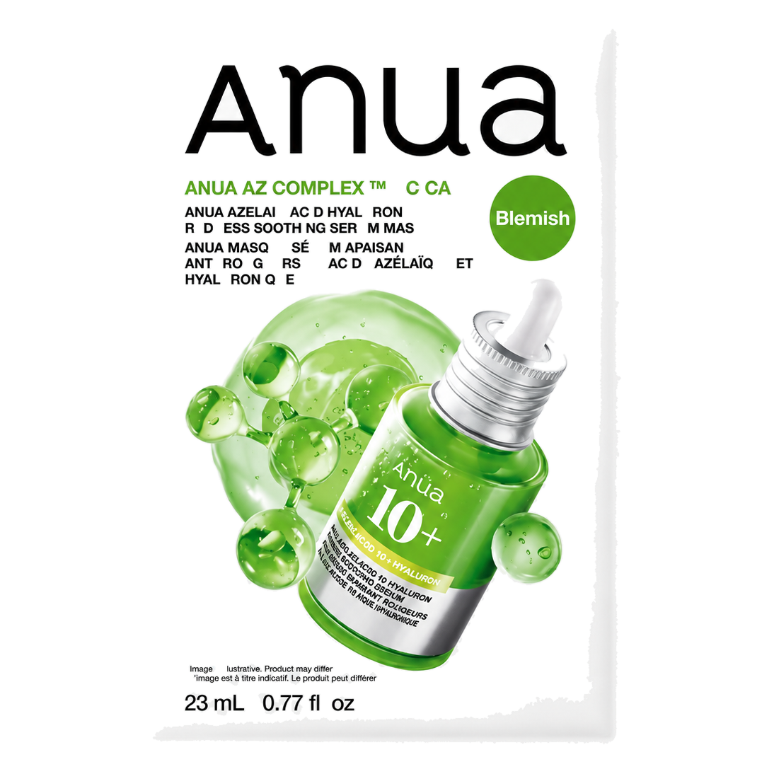 ANUA – Azelaic Acid Hyaluron Redness Soothing Serum Mask, 1 sheet
