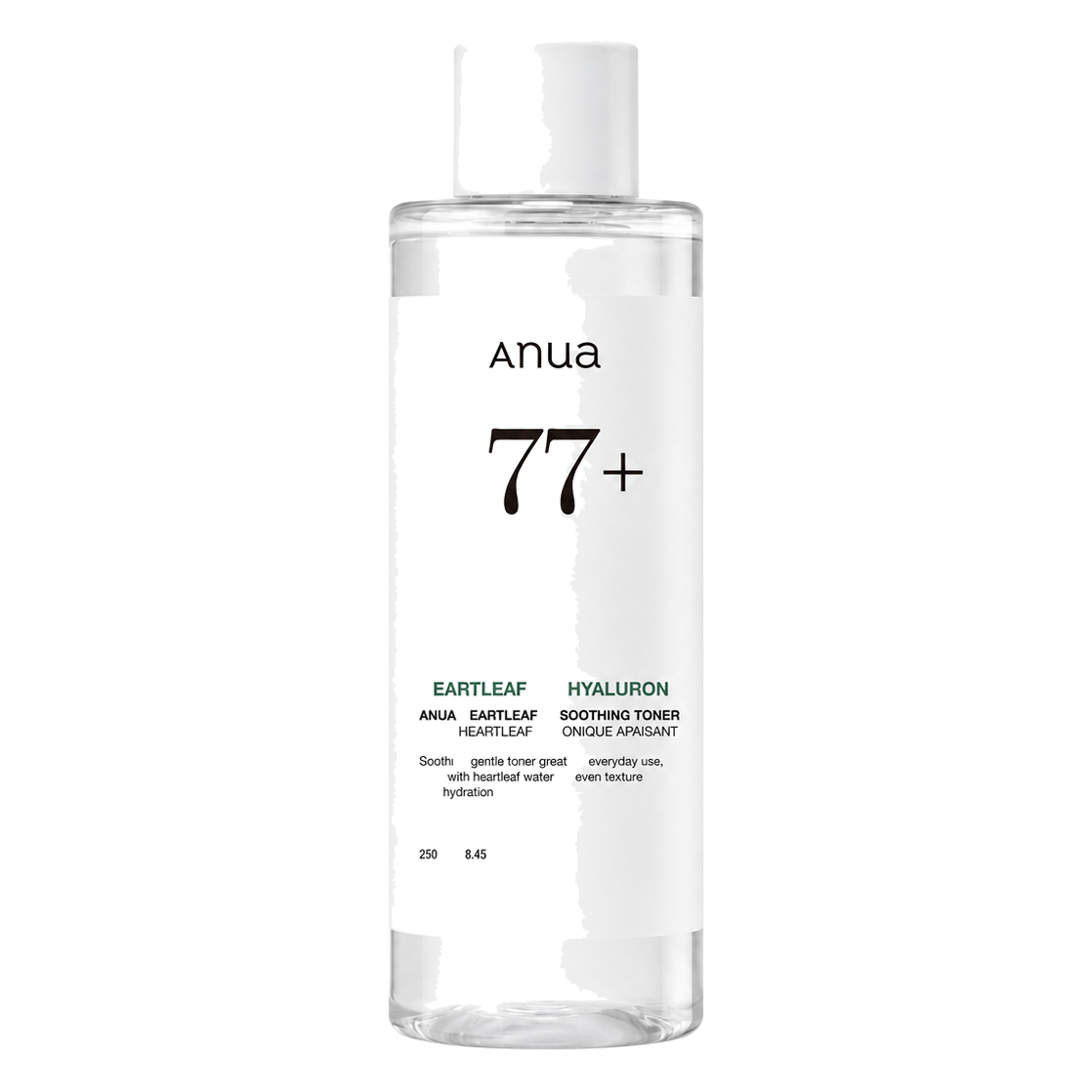 Anua – Heartleaf 77 + Hyaluron Soothing Toner, 250ml