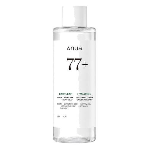 Anua – Heartleaf 77 + Hyaluron Soothing Toner, 250ml