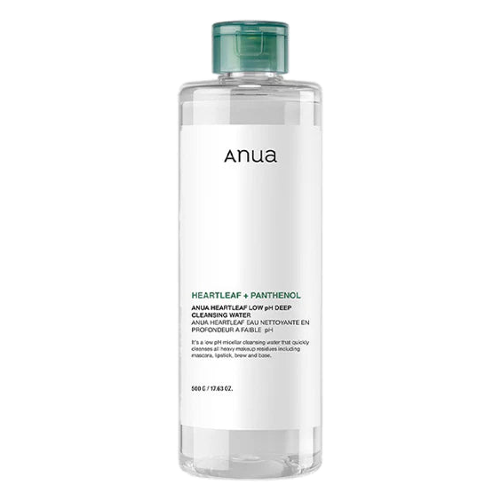 Anua – Heartleaf Low pH Deep Cleansing Water, 500ml