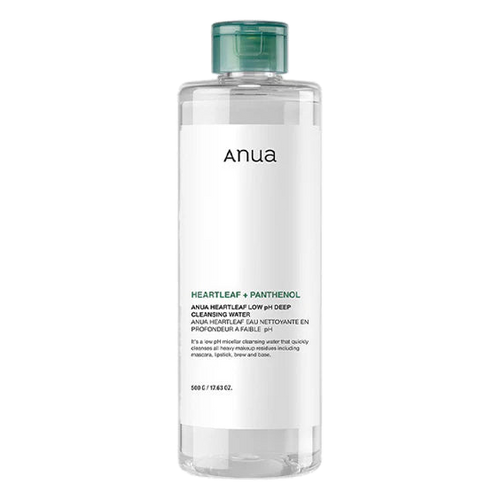 Anua – Heartleaf Low pH Deep Cleansing Water, 500ml