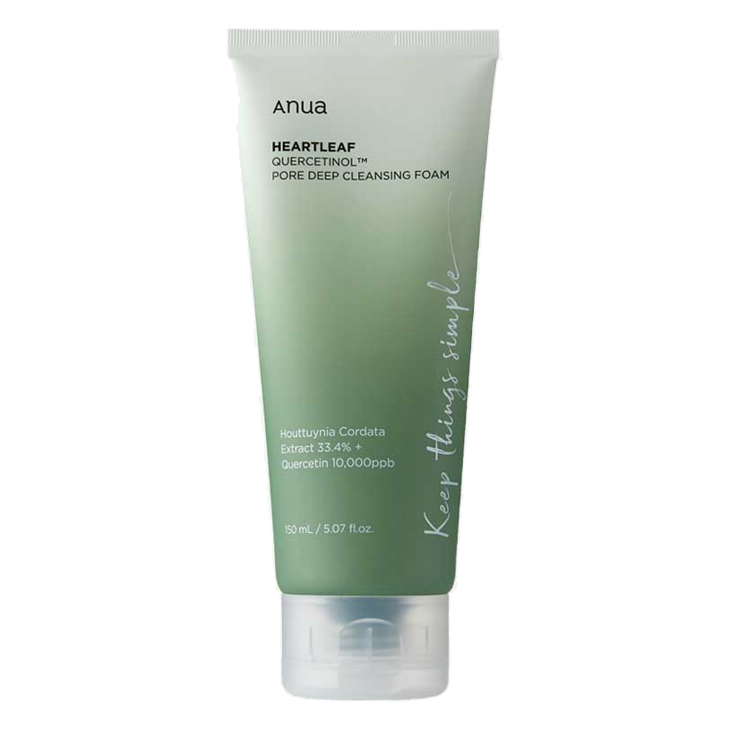 Anua – Heartleaf Quercetinol Pore Deep Cleansing Foam, 150ml
