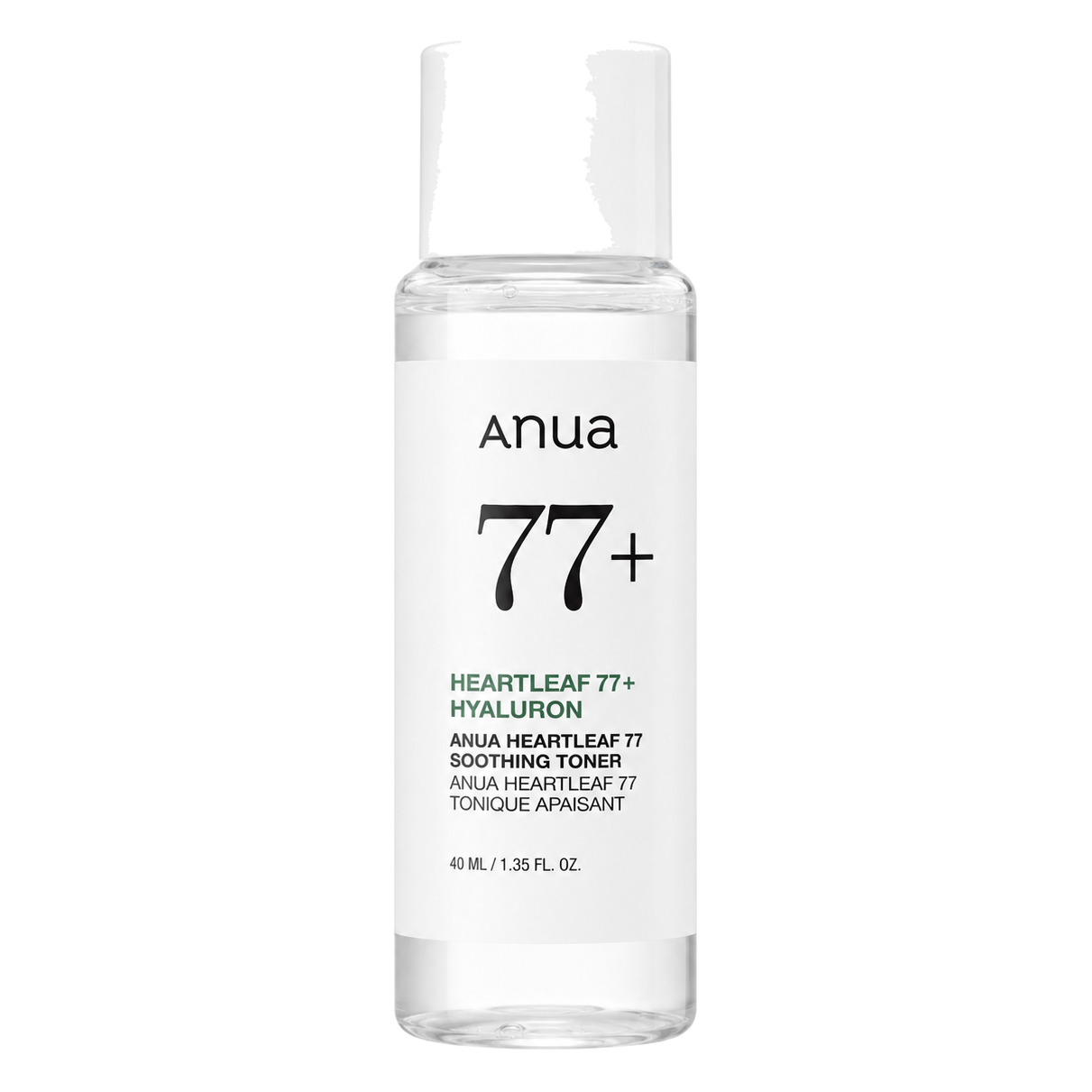 Anua – Mini Heartleaf 77+ Hyaluron Soothing Toner, 40ml