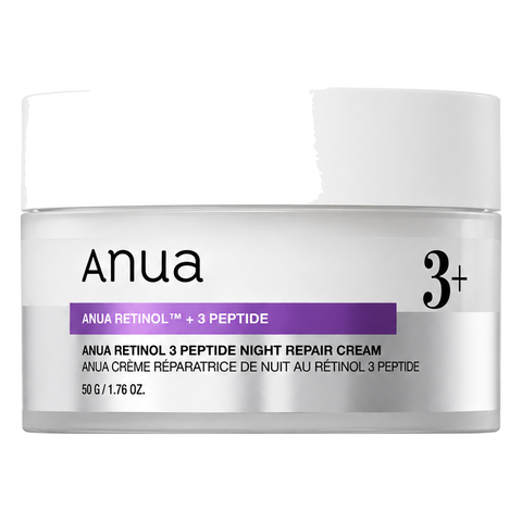 Anua – Retinol 3 Peptide Night Repair Cream – 50g