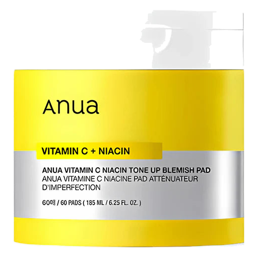 Anua – Vitamin C+ Niacin Tone Up Blemish Pad, 185ml x 60ea