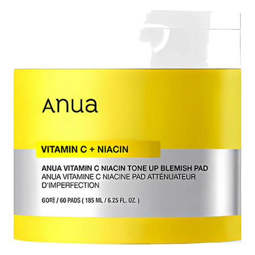 Anua – Vitamin C+ Niacin Tone Up Blemish Pad, 185ml x 60ea