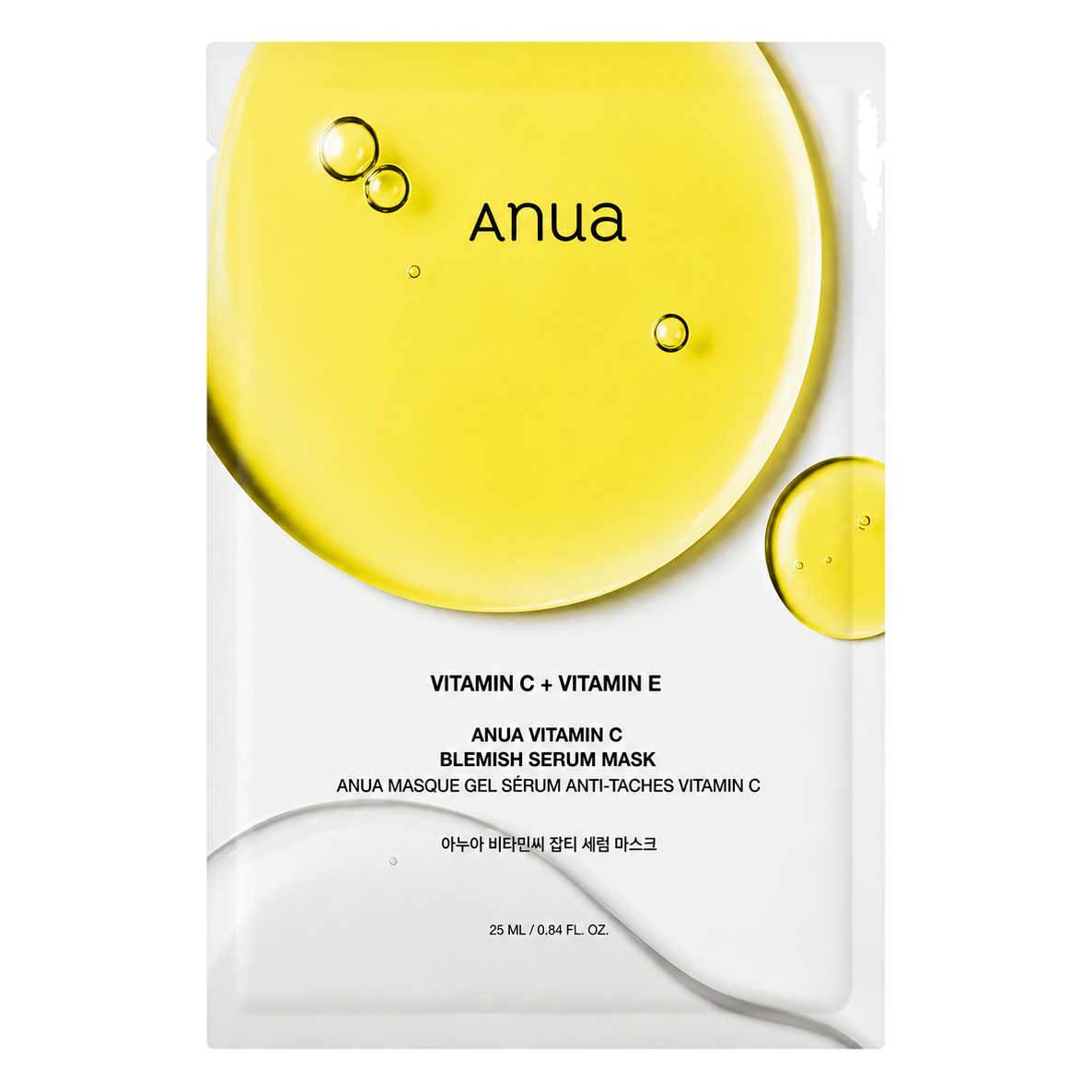 Anua – Vitamin C Blemish Serum Mask, 1 sheet