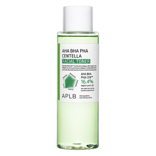APLB – AHA BHA PHA Centella Facial Toner, 160ml