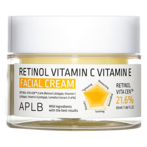 APLB – Retinol Vitamin C Vitamin E Facial Cream, 55ml