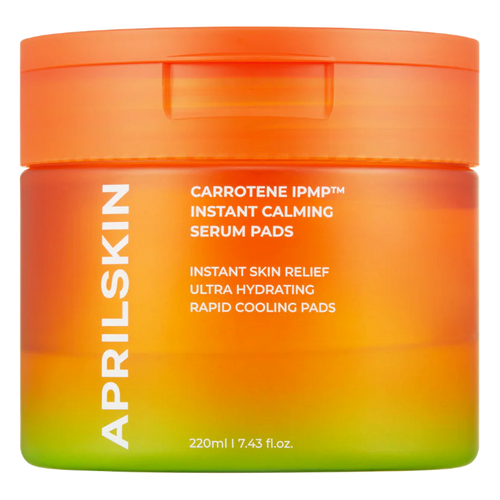 APRILSKIN – Carrotene IPMP Instant Calming Serum Pads – 80pcs (220ml)