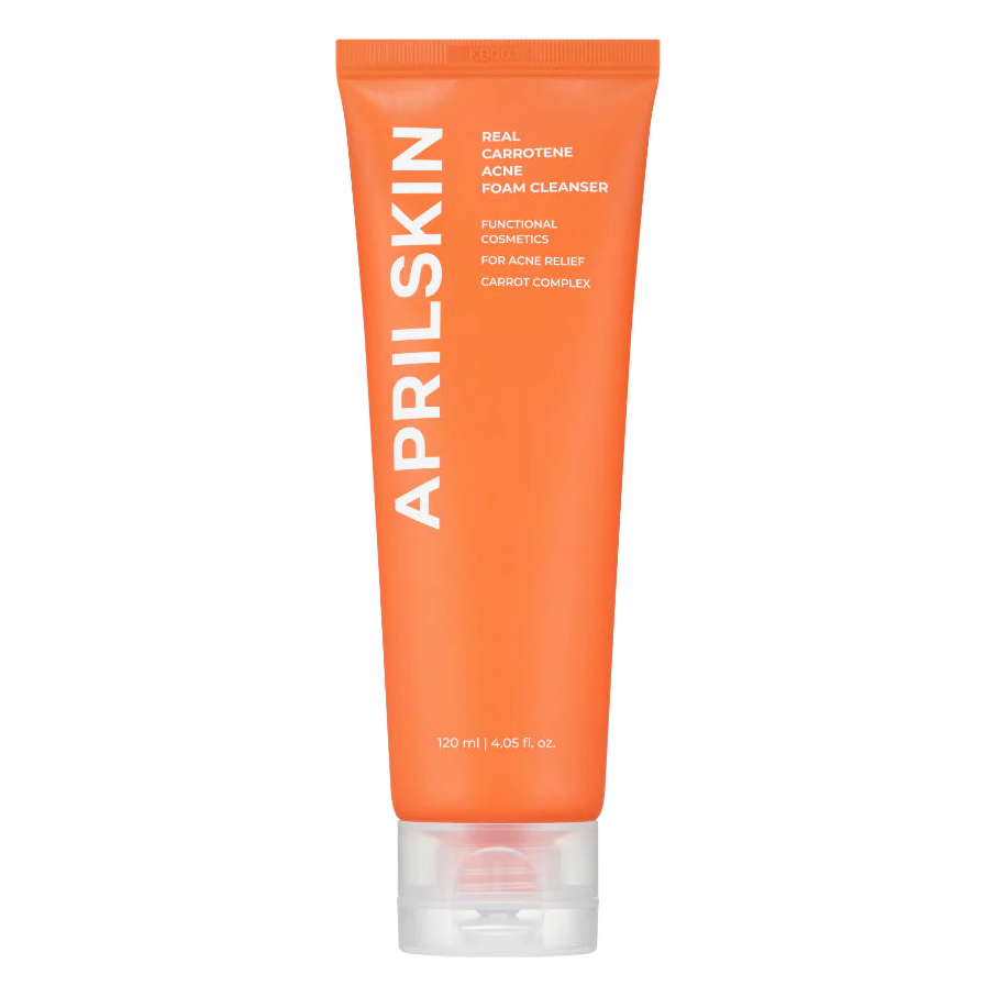 APRILSKIN – Real Carrotene Acne Foam Cleanser, 120ml