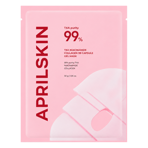 APRILSKIN – TXA Niacinamid Kollagen 99 Kapsel-Gel-Maske, 1 Stück