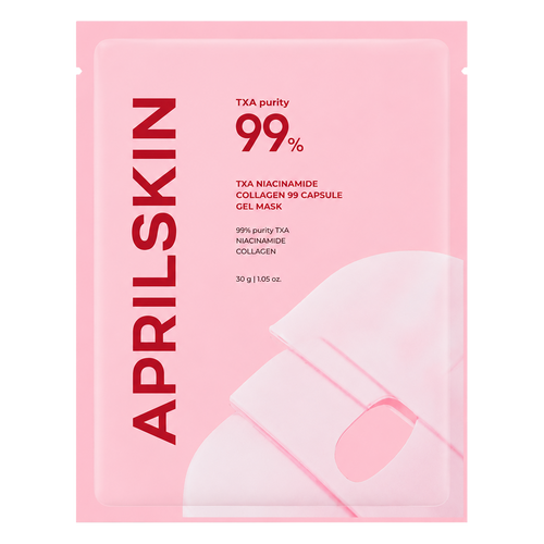 APRILSKIN – TXA Niacinamide Collagen 99 Capsule Gel Mask, 1 piece