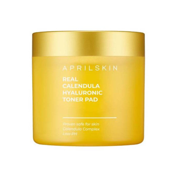 APRILSKIN – Real Calendula Hyaluronic Toner Pad, 60pcs