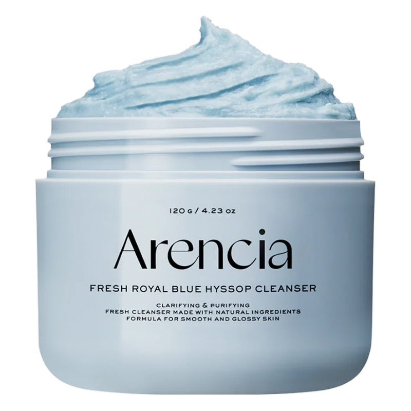 Arencia – Fresh Blue Hyssop Rice Mochi Cleanser, 120g