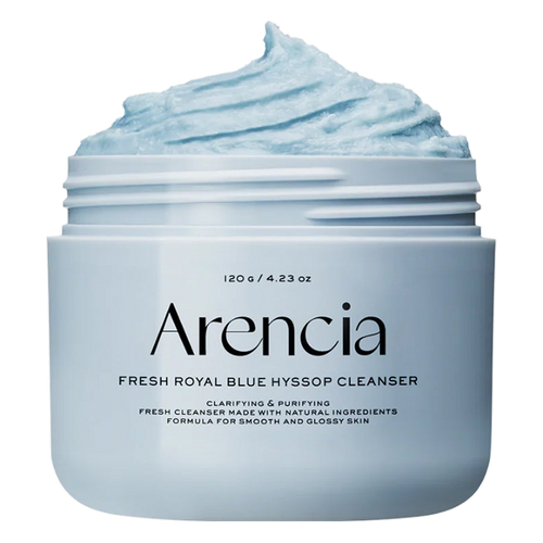 Arencia – Fresh Blue Hyssop Rice Mochi Cleanser, 120g