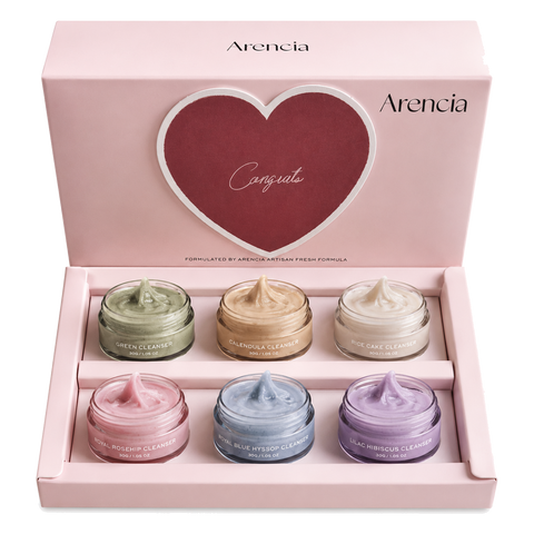 Arencia – Fresh Cleansers for a Fresher Day Kit, 15g x 6 jars