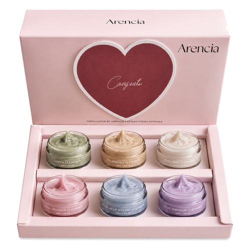 Arencia – Fresh Cleansers for a Fresher Day Kit, 15g x 6 jars