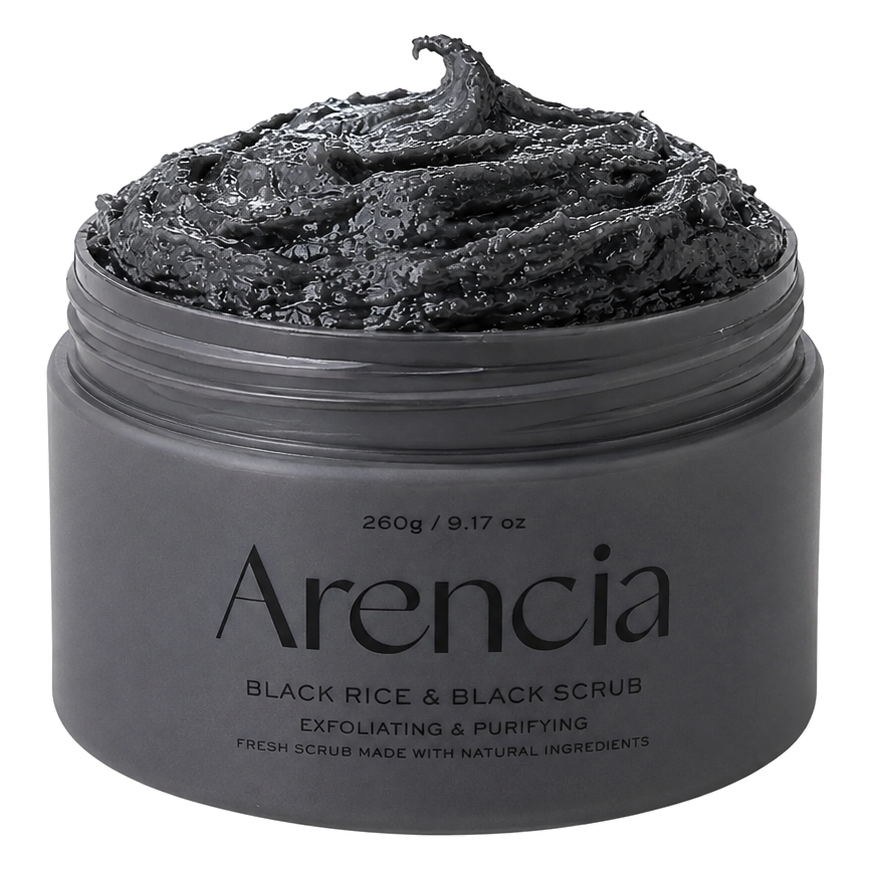 Arencia – Fresh Cloud Body & Scalp Scrub Black Tea & Yuzu, 260g