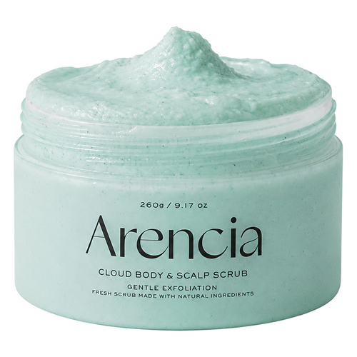 Arencia – Fresh Cloud Body & Scalp Scrub French Mint & Lily, 260g