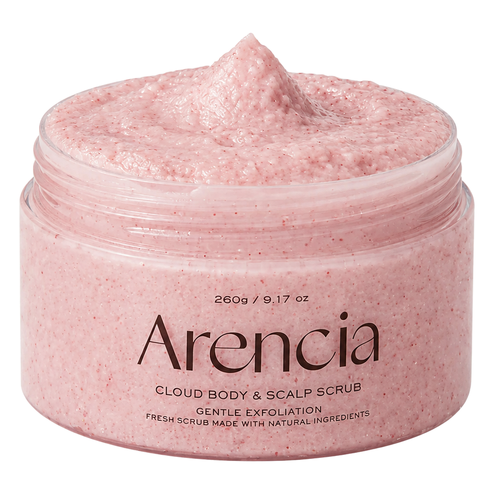 Arencia – Fresh Cloud Body & Scalp Scrub Lavender & Pear, 260g