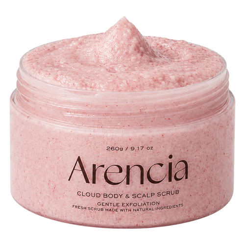 Arencia – Fresh Cloud Body & Scalp Scrub Lavender & Pear, 260g