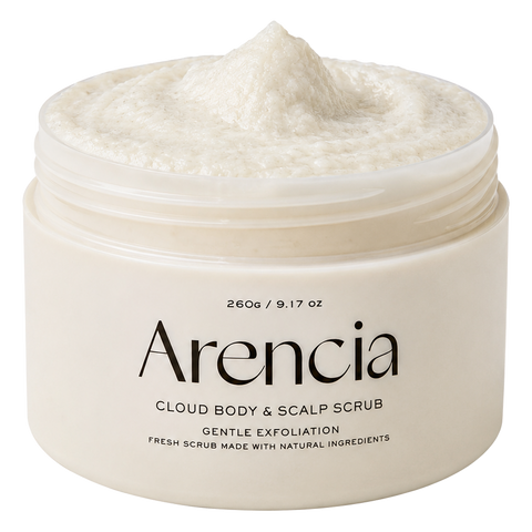 Arencia – Fresh Cloud Body & Scalp Scrub White Tea & Neroli, 260g