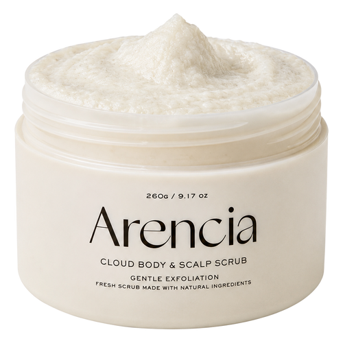 Arencia – Fresh Cloud Body & Scalp Scrub White Tea & Neroli, 260g
