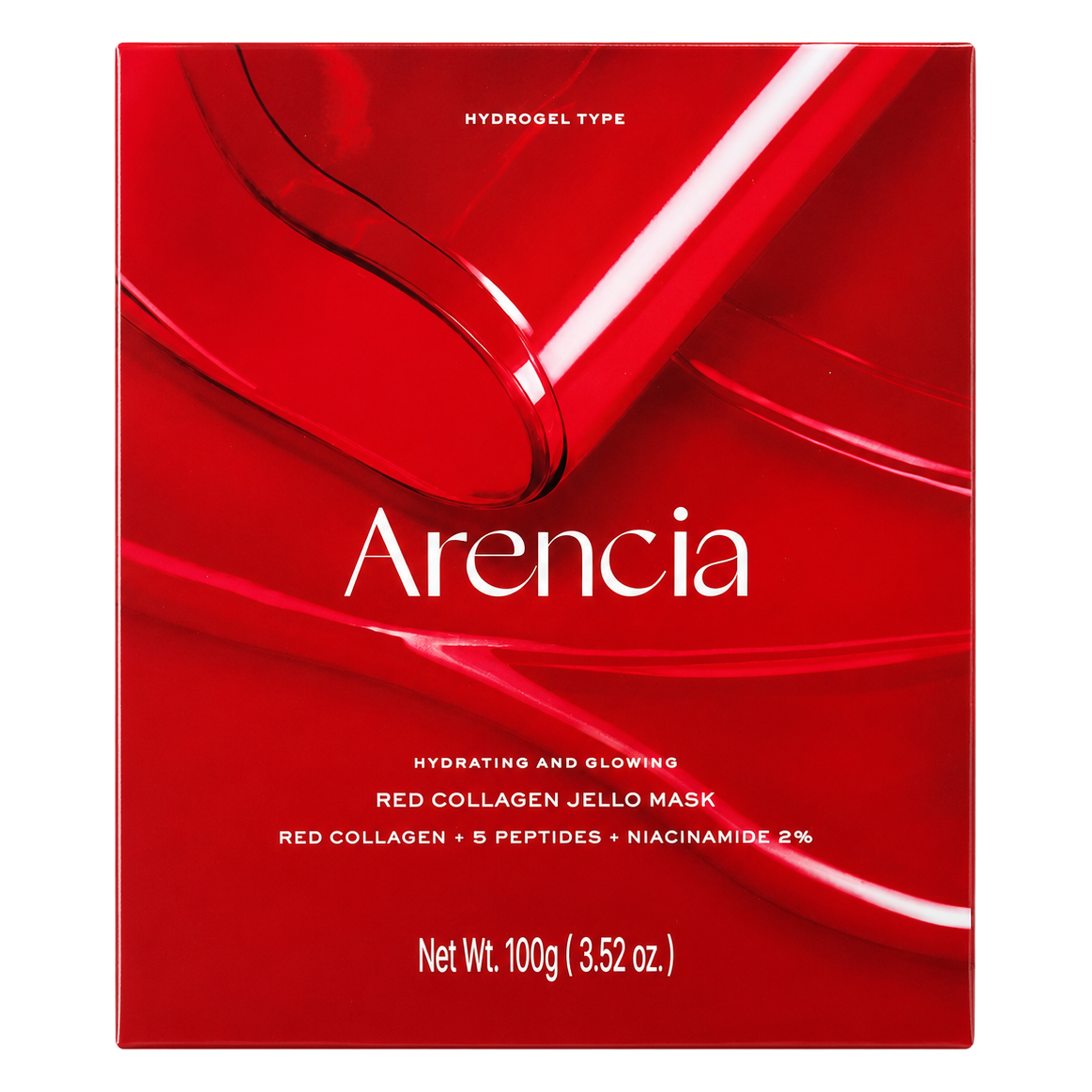 Arencia – Red Collagen Jello Mask, 4 sheets