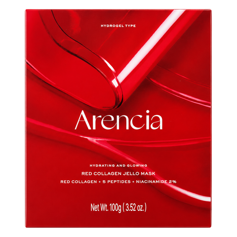 Arencia – Red Collagen Jello Mask, 4 sheets