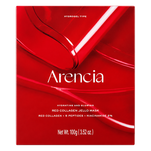 Arencia – Red Collagen Jello Mask, 4 sheets