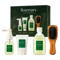 Aromatica – Rosemary Scalp Scaling Trial Kit (With Mini Wooden Hair Brush) – 1set (4items)