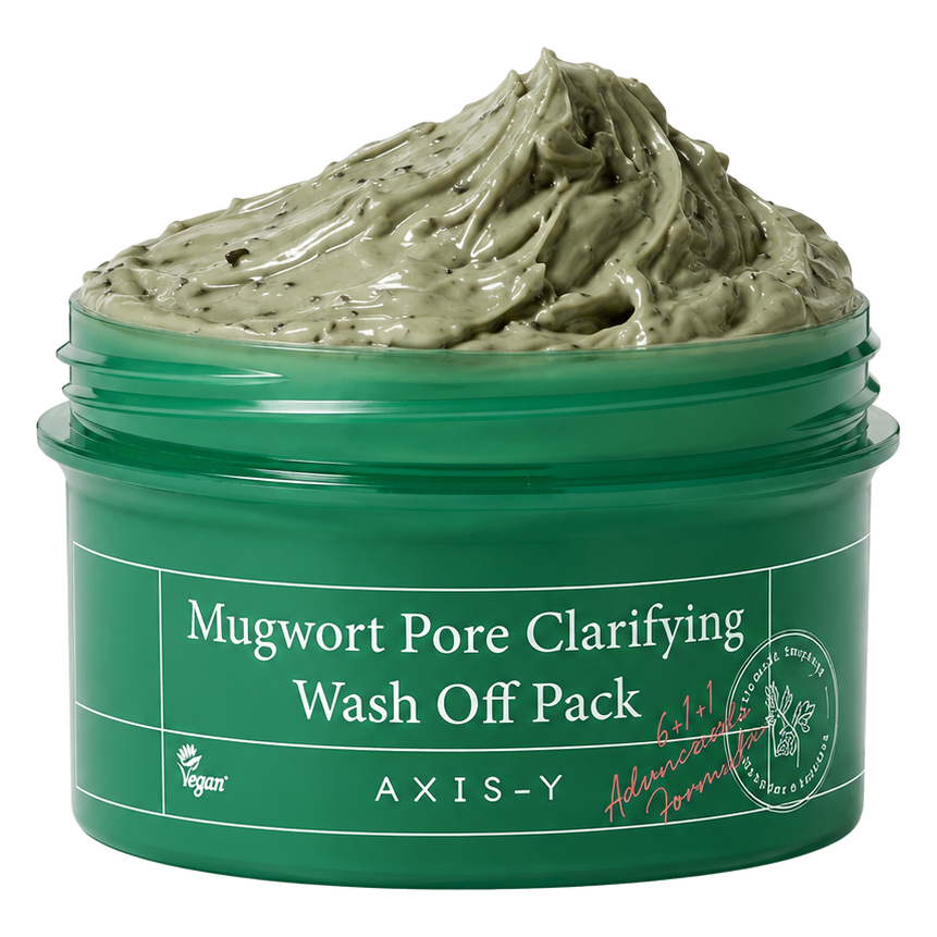 AXIS-Y – Mugwort Pore Clarifying Wash Off Pack, 100ml